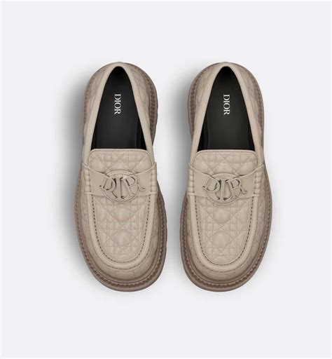 dior buffalo loafer leather